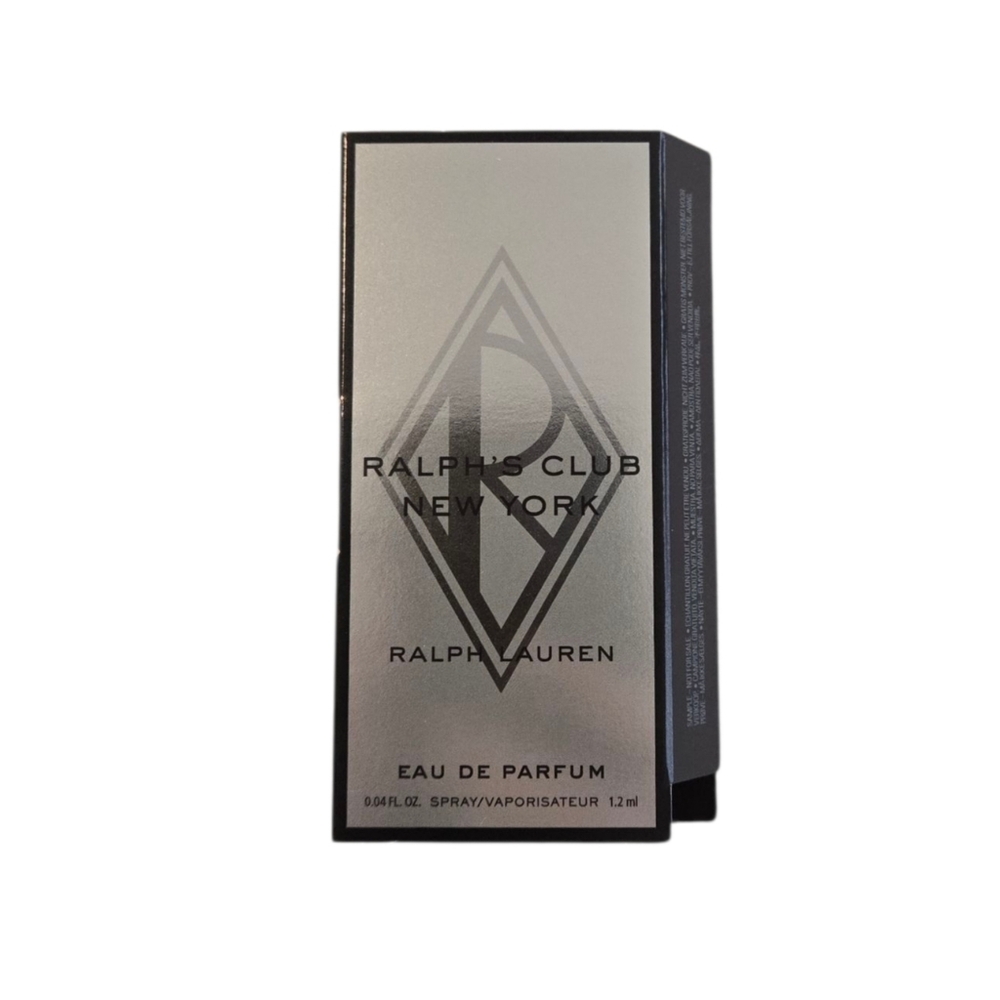 2 for $10 Ralph Lauren Club New York Eau de Parfum Sample 1.2 ml